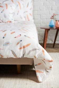Feather pink satin