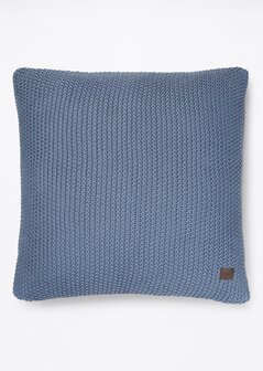 Nordic knit kussen smoke blue 
