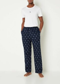 Pyjamabroek katoen navy Logo Ralph Lauren