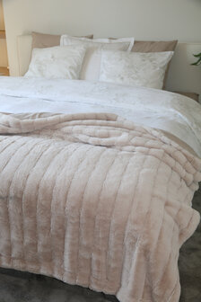 Plaid Oslo 240 beige double face