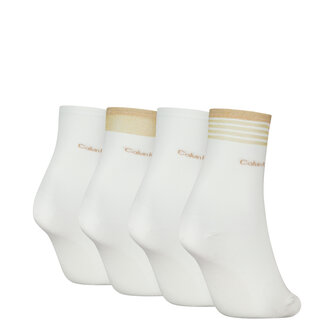 Calvin Klein Sock 4-Pack White