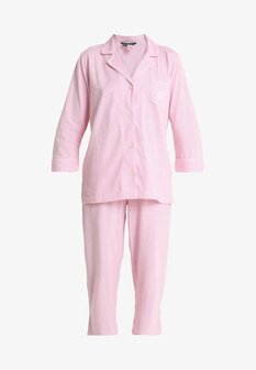 Capri-pyjama roze gestreept Lauren Ralph Lauren 