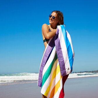 Dock &amp; Bay Beach Towel Cabana Rainbow Skies XL