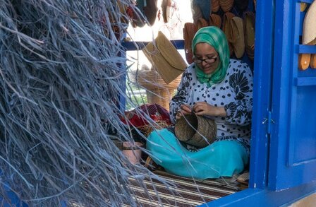 samenwerking met vrouwenco&ouml;peratie in Essaouira