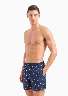 Emporio Armani Zwemshort met borduursel 