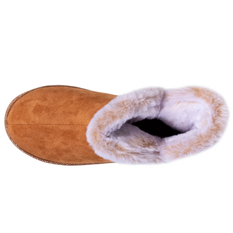 Laarsjes Chausson camel Isotoner