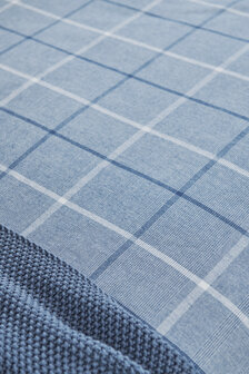 Joss blauw flanel