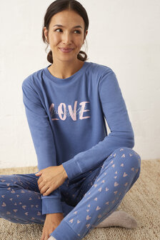 Pyjama Love blauw Promise