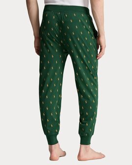 Groene jersey pyjamabroek met Pony