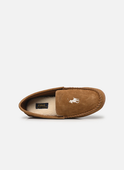 Brenan su&egrave;de pantoffel Cognac Polo