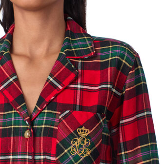 Pyjama Lauren rood plaid Ralph Lauren 