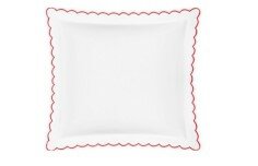 scallop rood percale