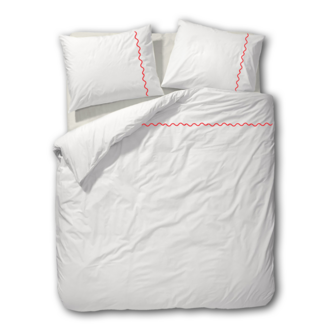 Wavy red Percale