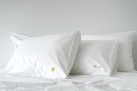 Bisou goud percale