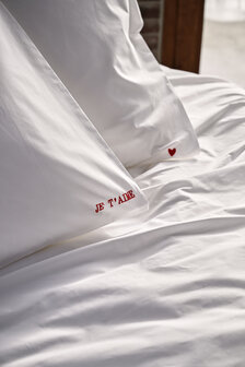 Je t&#039;aime rood percale