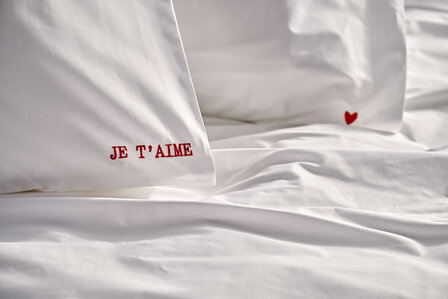 Je t&#039;aime rood percale