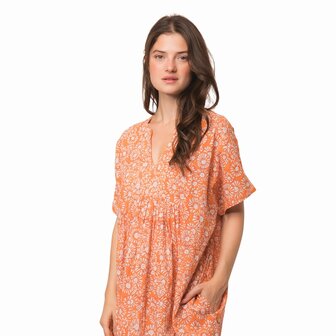 Jurk Nuala Aster oranje Zen Ethic