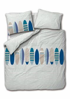 Surfboard katoen blauw