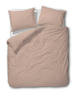 Percale stonewashed roze