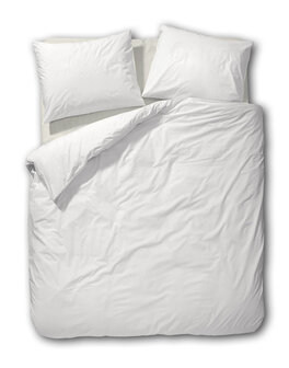 Percale Stonewashed wit