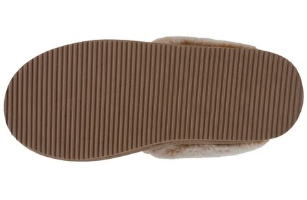 Open pantoffel Eva beige Isotoner