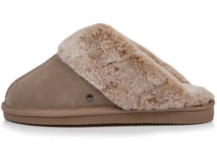Open pantoffel Eva beige Isotoner