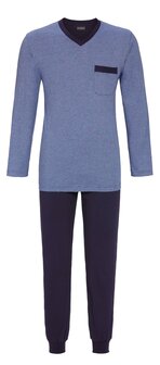 Klassieke herenpyjama navy Ringella