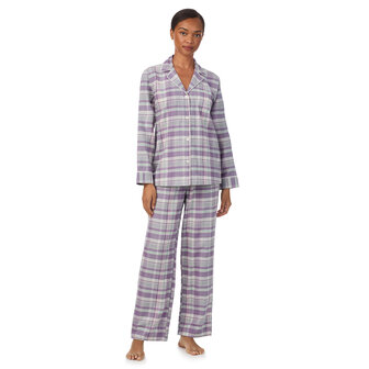 Pyjama lila plaid Lauren Ralph Lauren