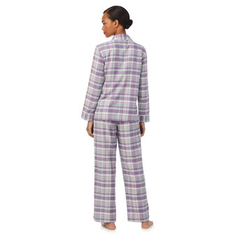 Pyjama plaid lila Lauren Ralph Lauren