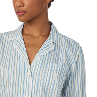 Pyjama blauw gestreept Lauren Ralph Lauren