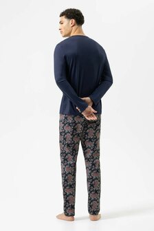 Pyjama Paisley jachtblauw heren Mey