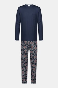 Pyjama Paisley jachtblauw heren Mey