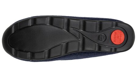 Pantoffel poes blauw Isotoner
