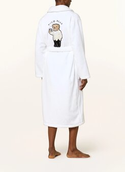 Polo Bear Ralph Lauren badjas wit 