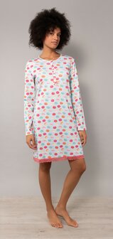 Nachtkleed Quilty pleasure blauw Verdissima