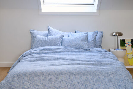 Elish blauw katoen