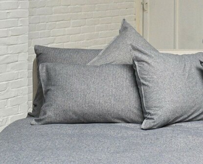 Herringbone blauw Flanel promo