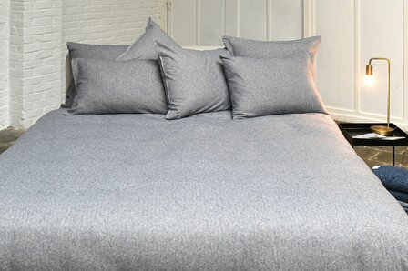 Herringbone blauw Flanel promo