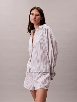 Calvin Klein top Popelin katoen