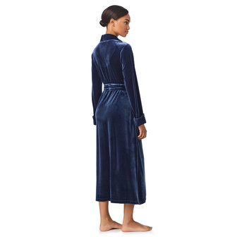 Fluwelen kamerjas Lauren Ralph Lauren navy