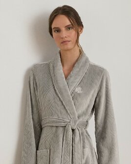 Kamerjas Chenille Lauren Ralph Lauren lichtgrijs