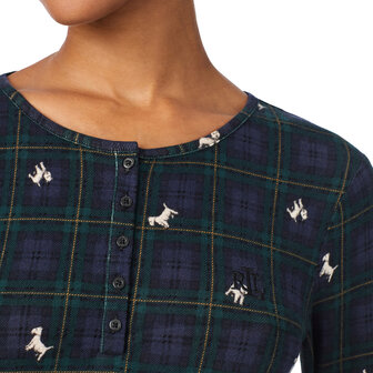 Pyjamaset Rugby geruit flanel Lauren Ralph Lauren