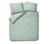 Wavy groen/rood satin