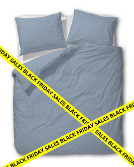 Uni flanel super zacht in effen jeans kleur. 