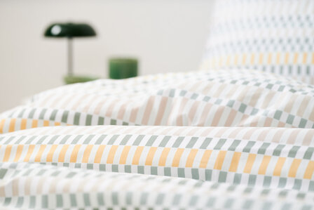 Loco aqua-geel satin