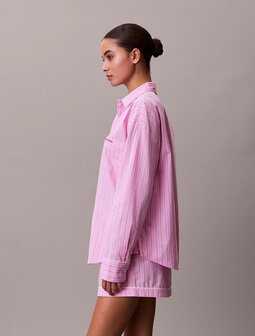 Pyjamaset met short van poplinkatoen