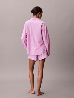 Pyjamaset met short van poplinkatoen