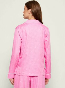 Pyjama pink met stippen Lauren Ralph Lauren