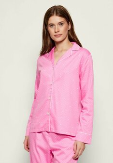 Pyjama pink met stippen Lauren Ralph Lauren