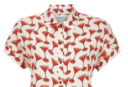 Nachtkleed Coctailtime paprika Ringella 